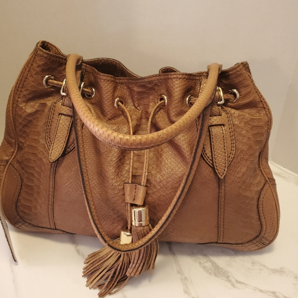 Antonio Melani Brown Weekender Bag
